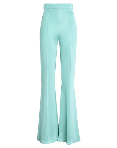 ELISABETTA FRANCHI Casual trouser Turquoise 83% Viscose, 17% Elastane