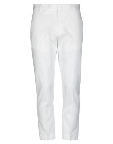 Santaniello Pants In White Cotton In White
