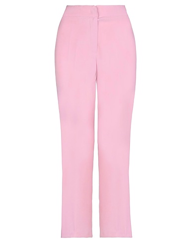 KAOS Casual pants Pink 91% Polyester, 9% Elastane