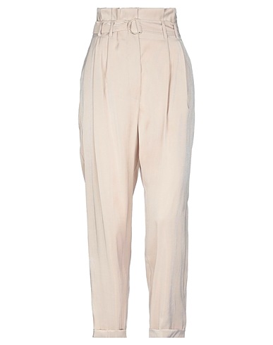 KAOS JEANS Casual trouser Beige 87% Viscose, 13% Polyester