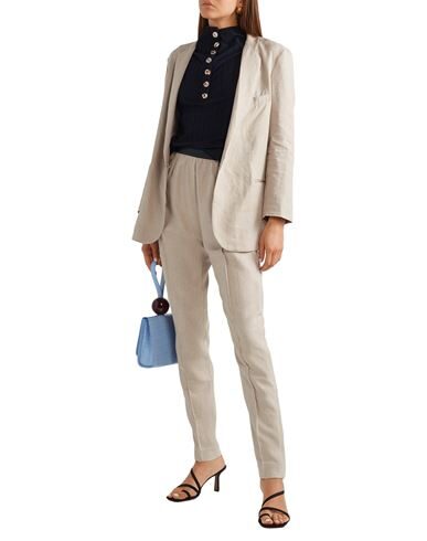 ALBUS LUMEN ALBUS LUMEN WOMAN PANTS BEIGE SIZE 8 LINEN 13533305WF 6