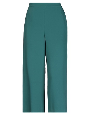 HANITA Casual trouser Dark green 100% Polyester