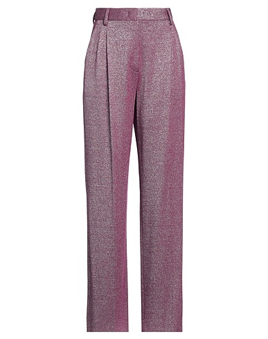 M MISSONI Casual trouser Mauve 79% Viscose, 9% Polyester, 8% Polyamide, 4% Elastane