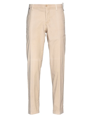 AT.P.CO Casual pants Beige 97% Cotton, 3% Elastane