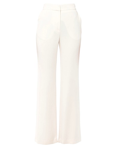 SIMONA CORSELLINI Pantalone Avorio 96% Viscosa, 4% Elastan