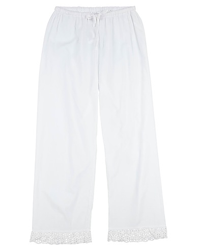 TOURISTE Pantalone Bianco 100% Cotone