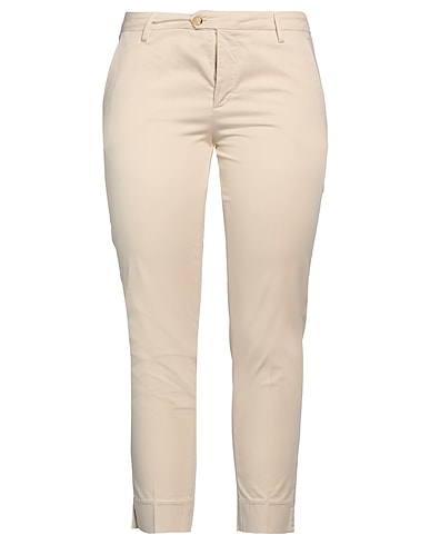 BONHEUR Casual pants Beige 97% Cotton, 3% Elastane