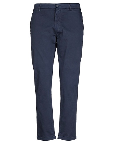 RE_HASH Casual trouser Midnight blue 98% Cotton, 2% Elastane