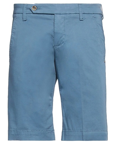 ENTRE AMIS Shorts & Bermuda Slate blue 98% Cotton, 2% Elastane