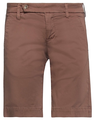 ENTRE AMIS Shorts & Bermuda Brown 98% Cotton, 2% Elastane