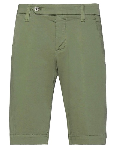 ENTRE AMIS Shorts et Bermudas Vert 98% Coton, 2% Élasthanne