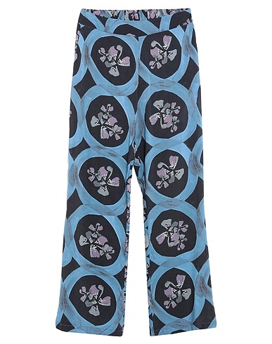 MANILA GRACE Casual trouser Slate blue 100% Viscose