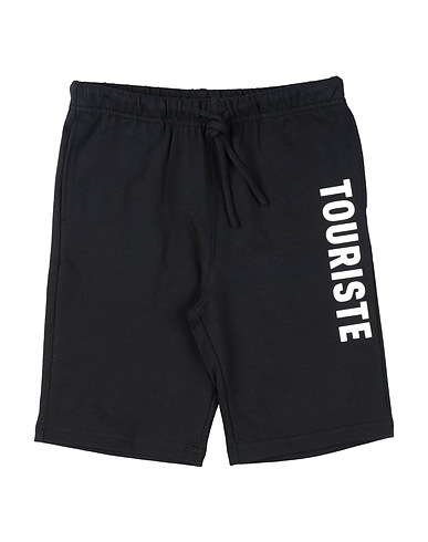 TOURISTE Pantalone felpa Nero 93% Cotone, 7% Elastan