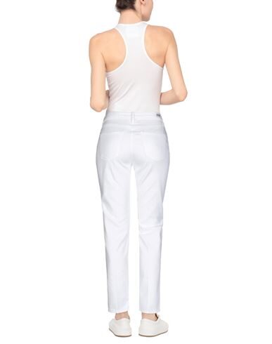 Shop Don The Fuller Woman Pants White Size 31 Cotton, Elastane