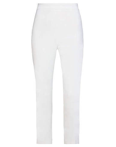 PINKO Casual pants White 98% Polyester, 2% Elastane