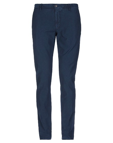 INCOTEX Casual trouser Midnight blue 99% Cotton, 1% Elastane