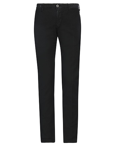 INCOTEX Casual pants Black 99% Cotton, 1% Elastane