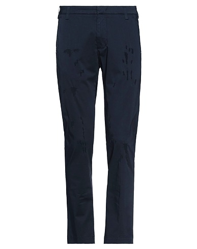 ENTRE AMIS Casual trouser Midnight blue 98% Cotton, 2% Elastane