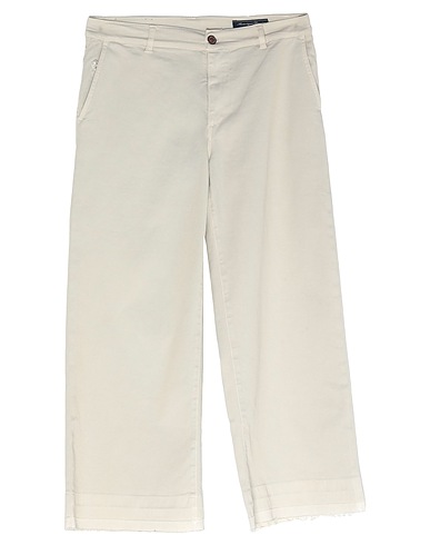 AVANTGAR DENIM by EUROPEAN CULTURE Pantalone Avorio 93% Cotone, 5% Poliestere, 2% Elastan
