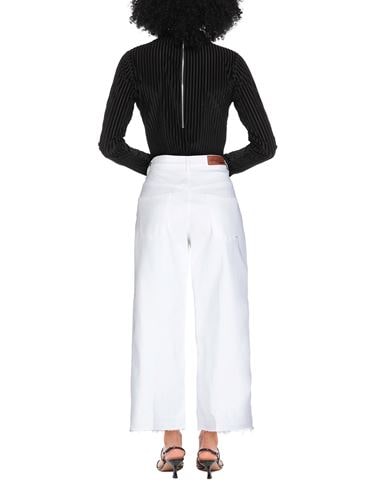 Shop Avantgar Denim By European Culture Woman Pants White Size 28 Cotton, Polyester, Elastane