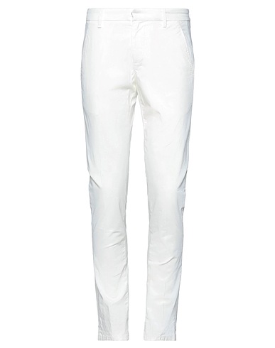 DONDUP Pantalone Bianco 96% Cotone, 4% Elastan