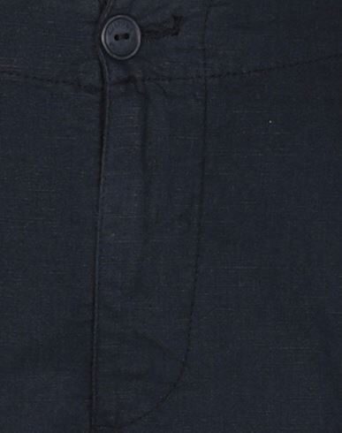 European Culture Woman Shorts & Bermuda Shorts Midnight Blue Size S Cotton, Linen, Elastane In Blue