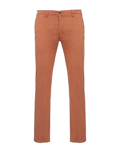 8 by YOOX Casual pants COTTON ESSENTIAL SLIM-FIT CHINO PANTS
 Brown 97% Cotton, 3% Elastane