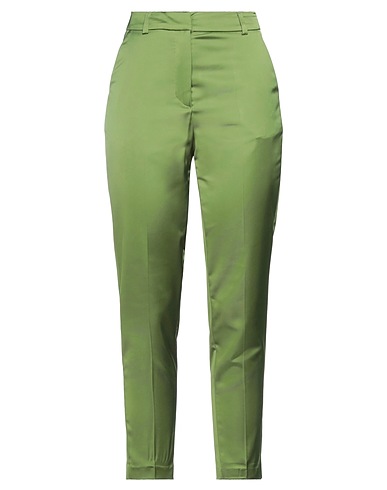 LES BOURDELLES DES GARÇONS Casual trouser Green 97% Polyester, 3% Elastane