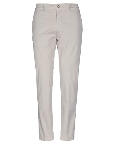 CRUNA Casual trouser Light grey 97% Cotton, 3% Elastane