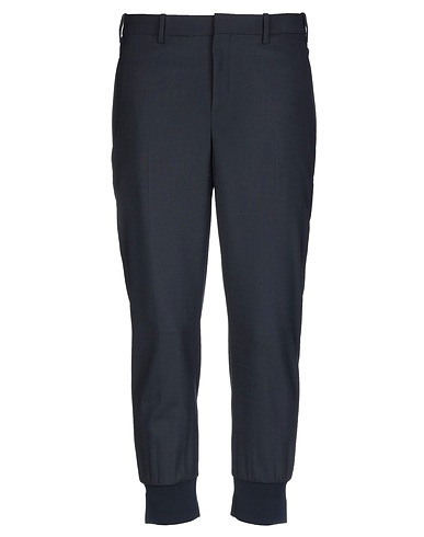 NEIL BARRETT Casual trouser Midnight blue 53% Polyester, 44% Virgin Wool, 3% Elastane