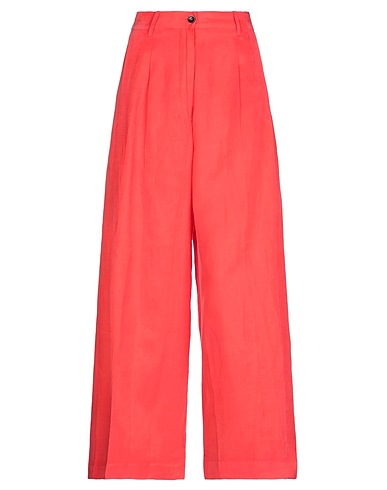 NINE IN THE MORNING Casual trouser Coral 51% Viscose, 31% Linen, 18% Cotton