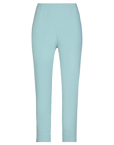 SEDUCTIVE Casual trouser Light green 51% Polyamide, 39% Cotton, 10% Elastane