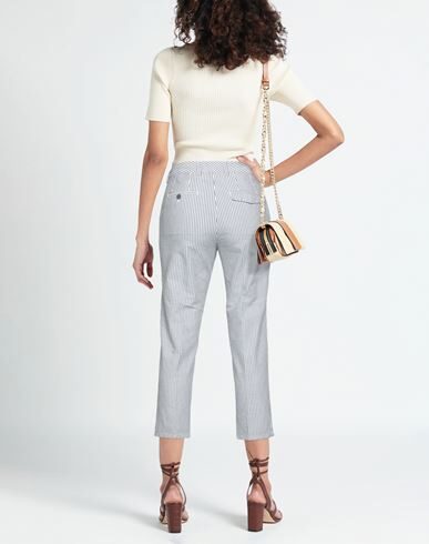 Dondup Woman Pants White Size 30 Cotton, Elastane In White