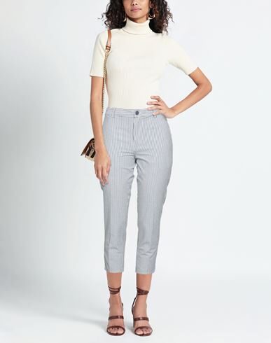 Dondup Woman Pants White Size 30 Cotton, Elastane In White