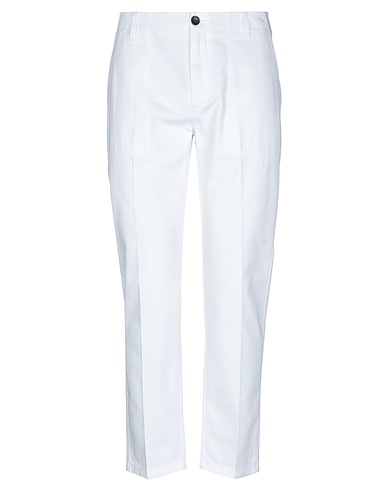 DEPARTMENT 5 Casual pants White 100% Cotton