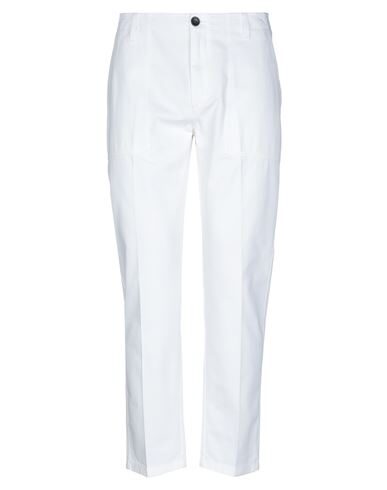 Department Five Mid-rise Slim-fit Trousers In White