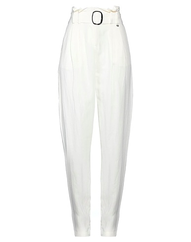 YES ZEE by ESSENZA Pantalone URBAN CHIC Avorio 65% Viscosa, 35% Lino