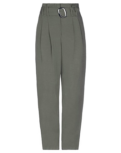 YES ZEE by ESSENZA Pantalone URBAN CHIC Verde militare 65% Viscosa, 35% Lino