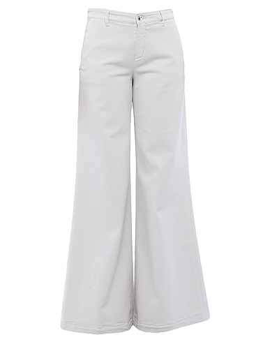 JACOB COHЁN Casual trouser Light grey 52% Cotton, 45% Viscose, 3% Elastane