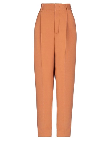 DONDUP Casual trouser Brown 66% Polyester, 34% Triacetate