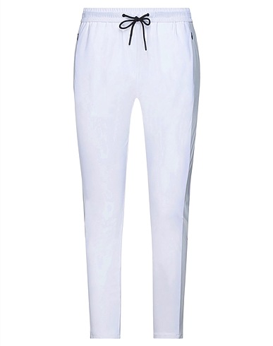 PEOPLE OF SHIBUYA Casual trouser White 72% Polyamide, 28% Elastane