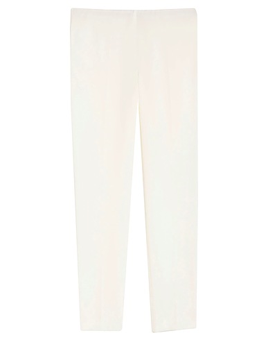 P.A.R.O.S.H. Casual trouser White 96% Polyester, 4% Elastane