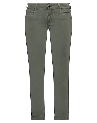 JACOB COHЁN Casual trouser Military green 74% Lyocell, 17% Modal, 7% Elastomultiester, 2% Elastane