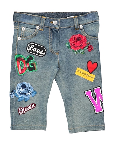 DOLCE&GABBANA Casual trouser Blue 95% Cotton, 5% Elastane