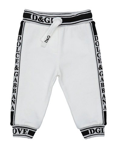 DOLCE&GABBANA Casual trouser White 100% Cotton
