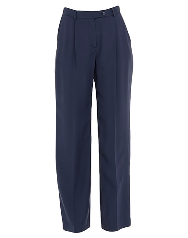 ALBERTA FERRETTI Casual trouser Midnight blue 74% Acetate, 26% Viscose