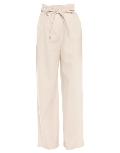 AGNONA Casual trouser Light grey 66% Linen, 34% Cotton