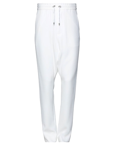 BALMAIN Casual trouser White 52% Viscose, 48% Acetate