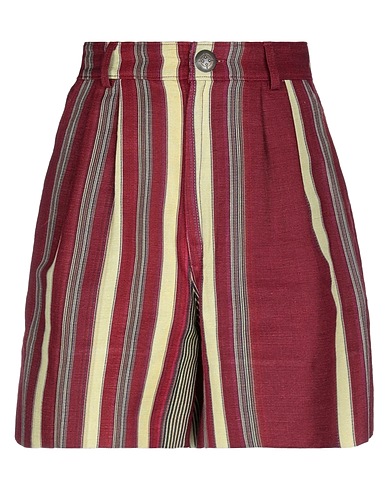 ETRO Shorts & Bermuda Burgundy 59% Silk, 41% Cotton
