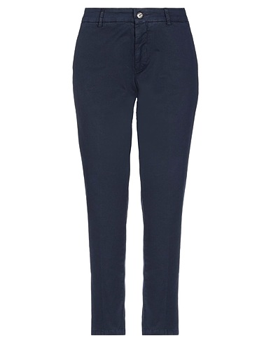 BERWICH Casual trouser Midnight blue 98% Cotton, 2% Elastane